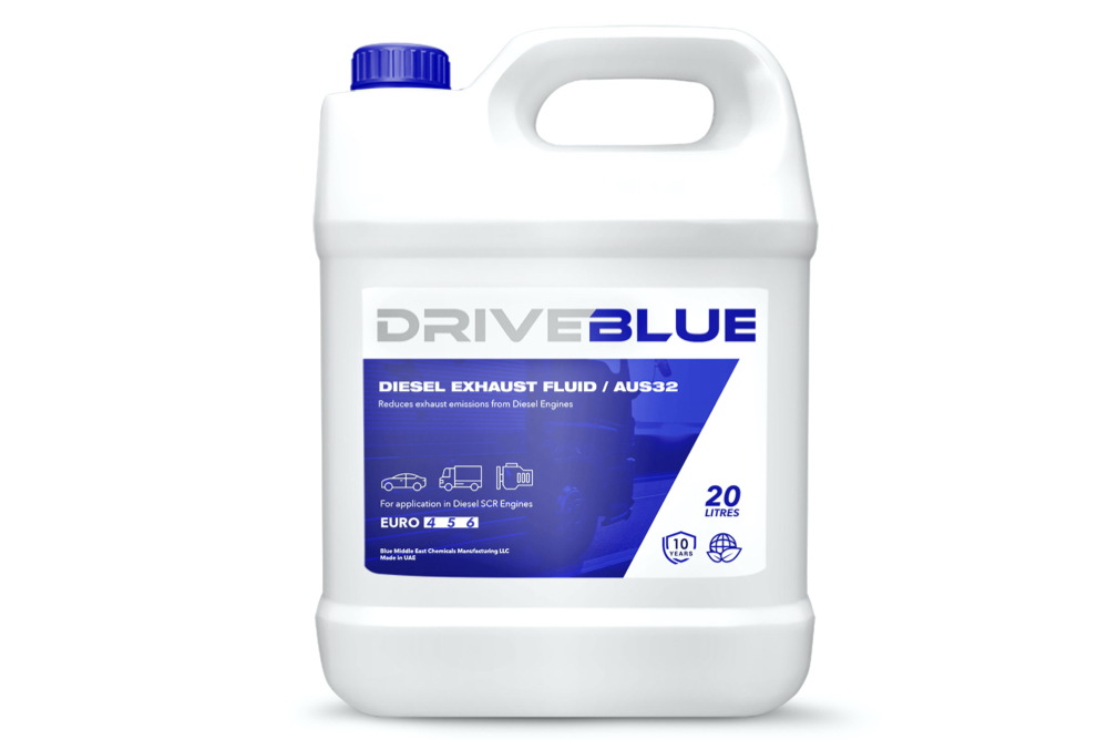 aqua blue diesel exhaust fluid